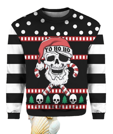 Skull Creepmas Ugly Christmas Sweater - Moonbestprint