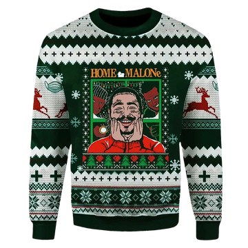 Home Malone For Unisex Ugly Christmas Sweater - Moonbestprint