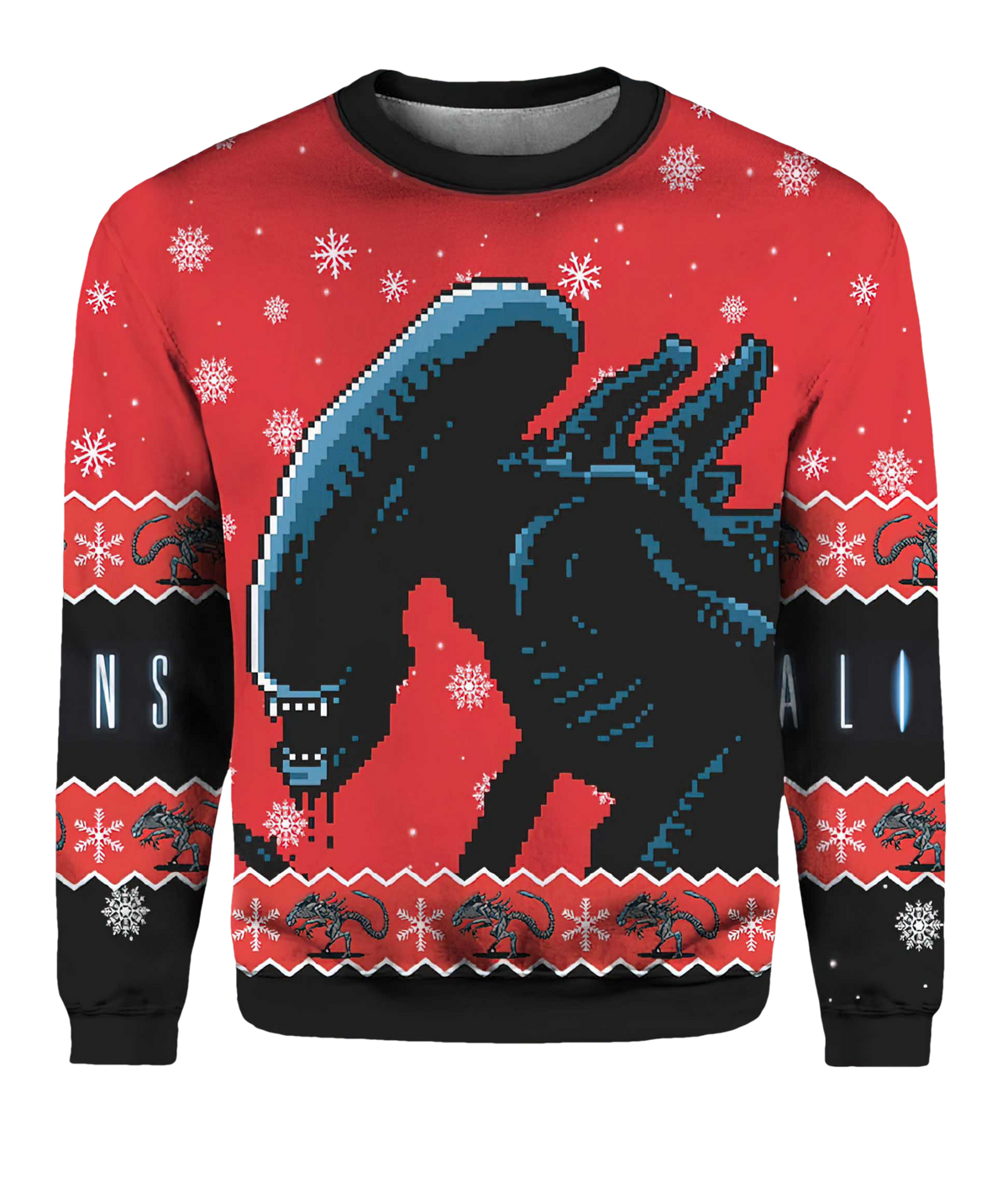 Alien Xenomorph Christmas Sweater - Moonbestprint