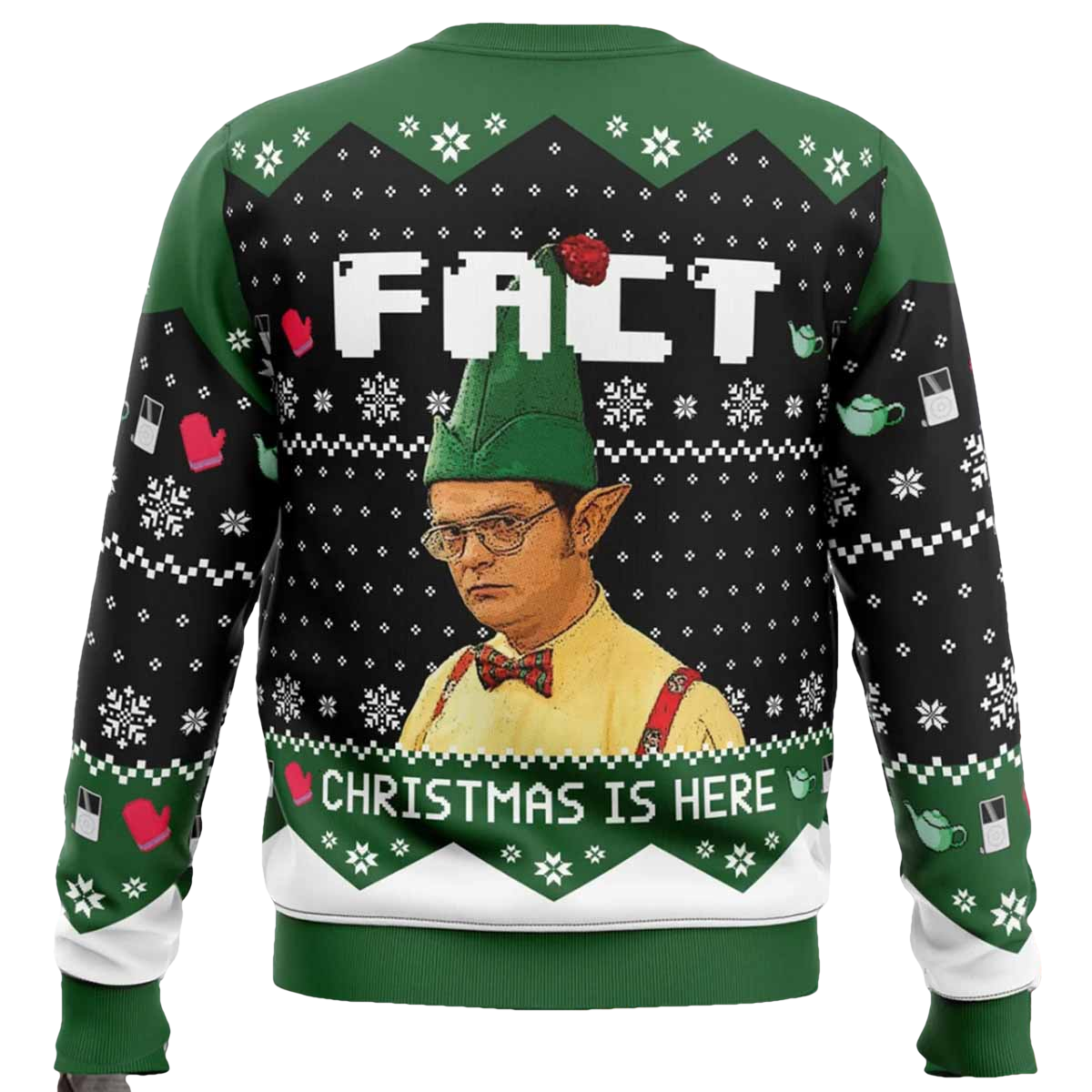 Fact Christmas Is Here The Office Ugly Christmas Sweater - Moonbestprint