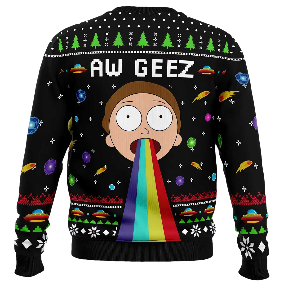 Aw Geez Ugly Christmas Sweater - Moonbestprint