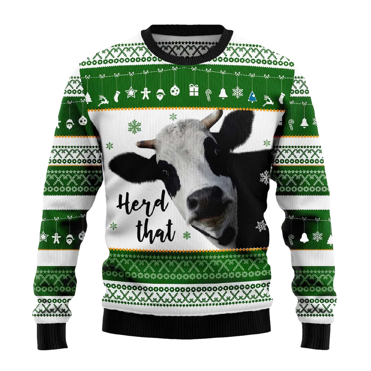 Cow Herd That Ugly Christmas Sweater - Moonbestprint