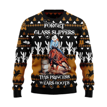 Barrel Racing Girl Ugly Christmas Sweater - Moonbestprint