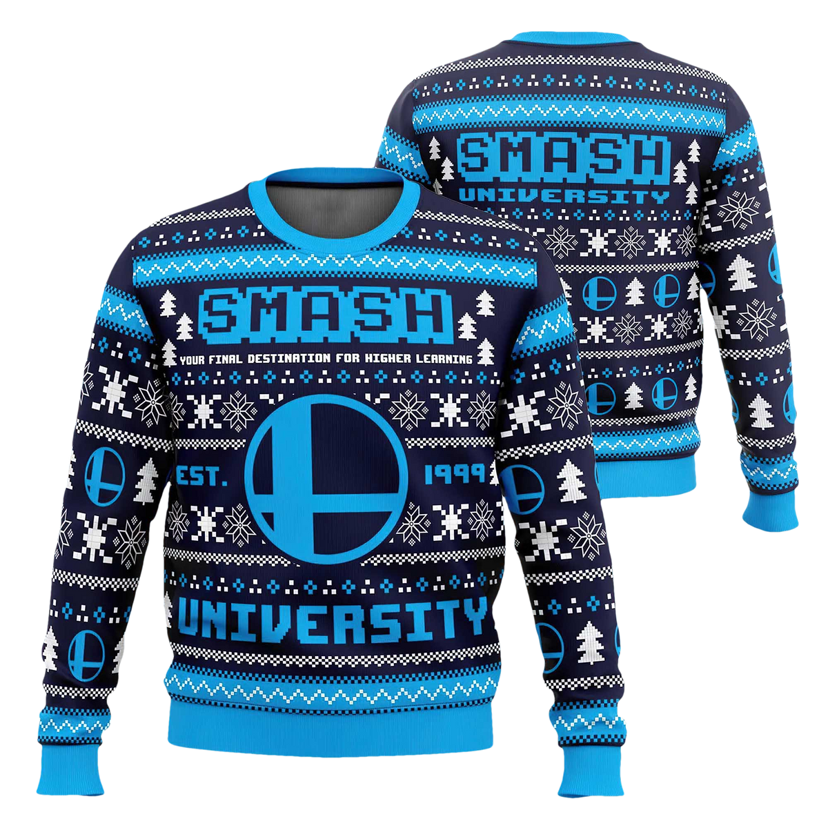 Smash University Super Ugly Christmas Sweater - Moonbestprint