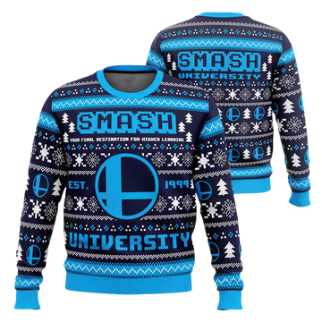 Smash University Super Ugly Christmas Sweater - Moonbestprint