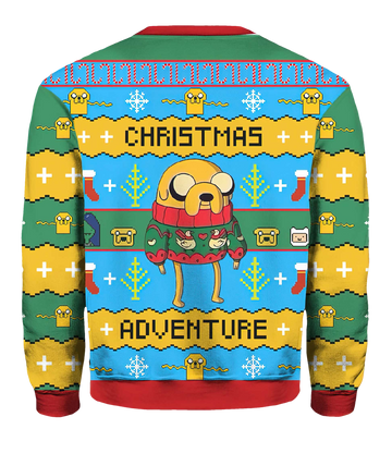 Christmas Adventure Time Ugly Christmas Sweater - Moonbestprint