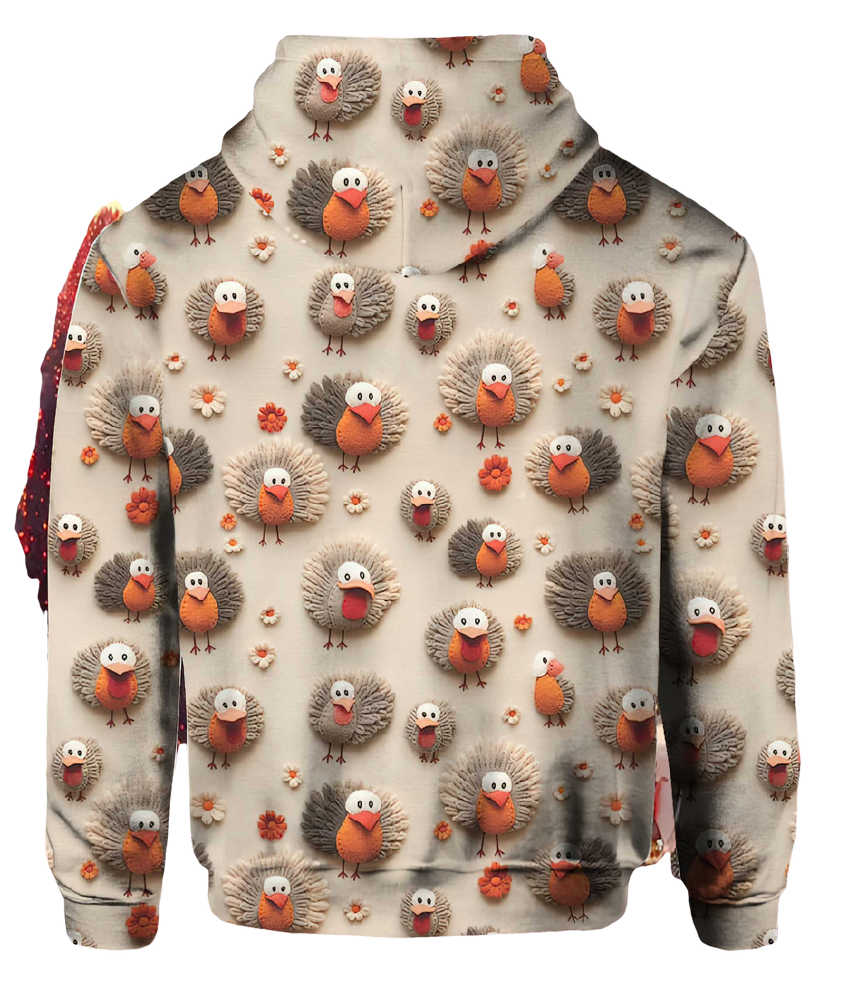 Women'S Thanksgiving Turkey Print Sweatshirt - Moonbestprint