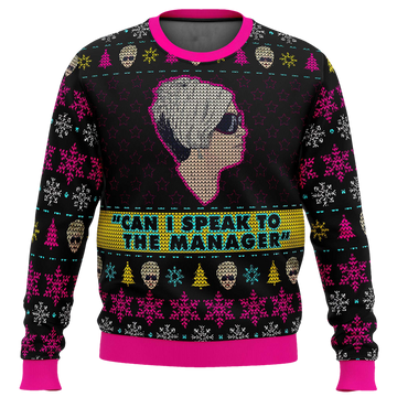 Karen Talks To Manager Meme Ugly Christmas Sweater - Moonbestprint