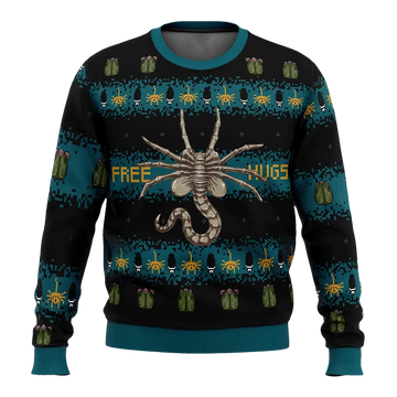 Alien Facehugger Christmas Sweater - Moonbestprint