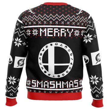 Merry Smashmas Super Smash Bros Ugly Christmas Sweater - Moonbestprint