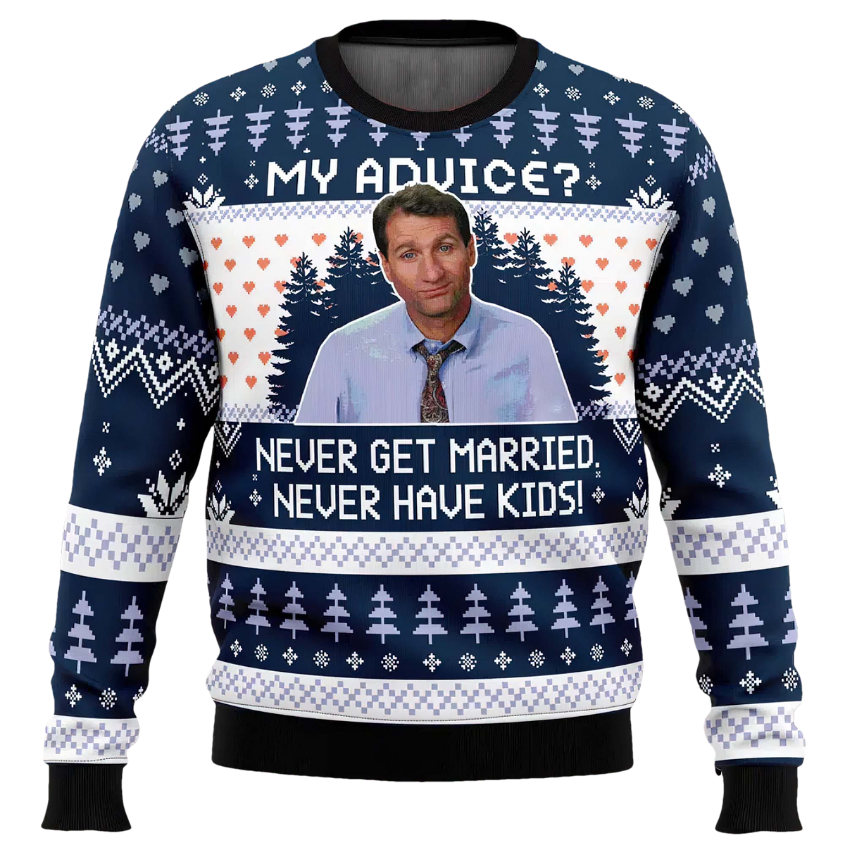 My Advice Married With Children Ugly Christmas Sweater - Moonbestprint