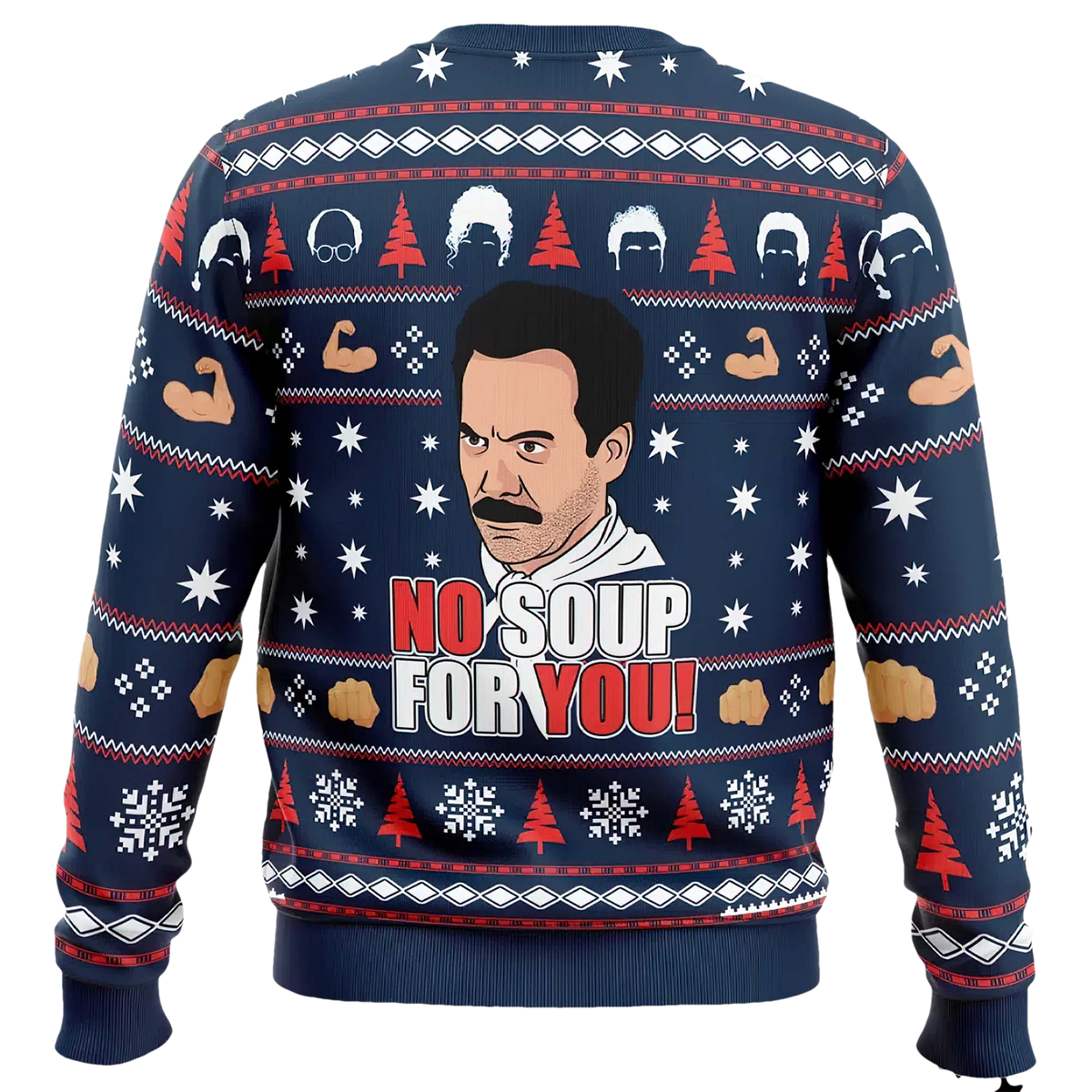 No Soup For You Seinfeld Ugly Christmas Sweater - Moonbestprint
