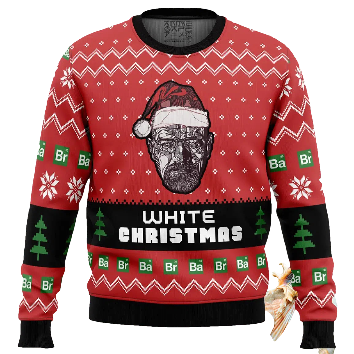 White Christmas Breaking Bad Ugly Christmas Sweater - Moonbestprint