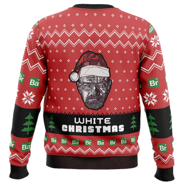 White Christmas Breaking Bad Ugly Christmas Sweater - Moonbestprint