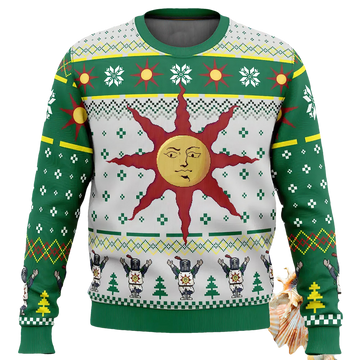 The Sun Dark Souls Ugly Christmas Sweater - Moonbestprint