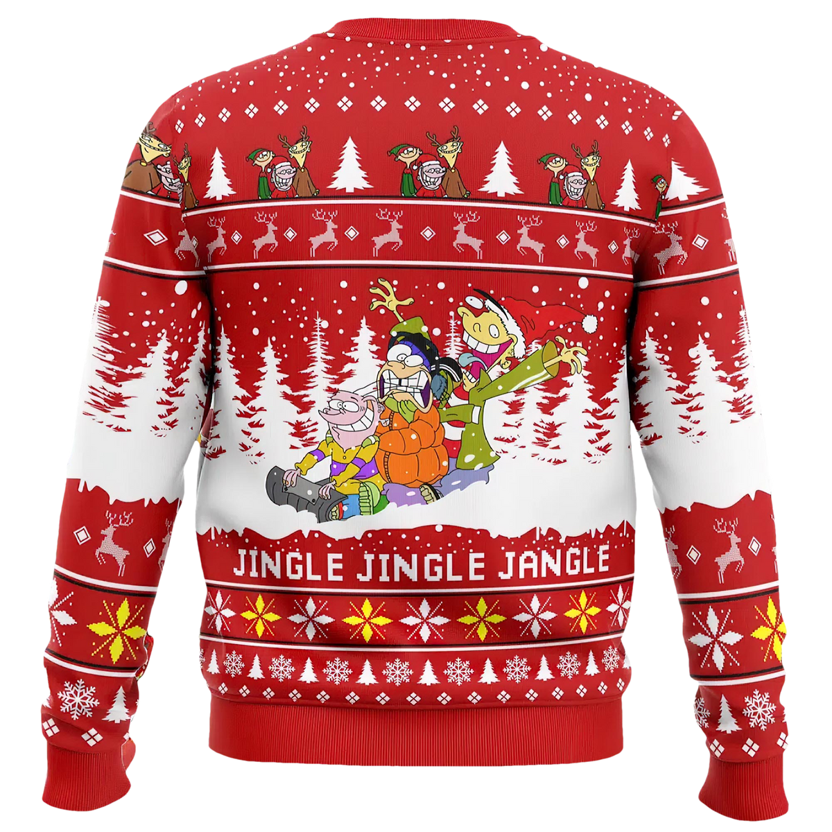 Jingle Jingle Jangle Ed Edd N Eddy Ugly Christmas Sweater - Moonbestprint