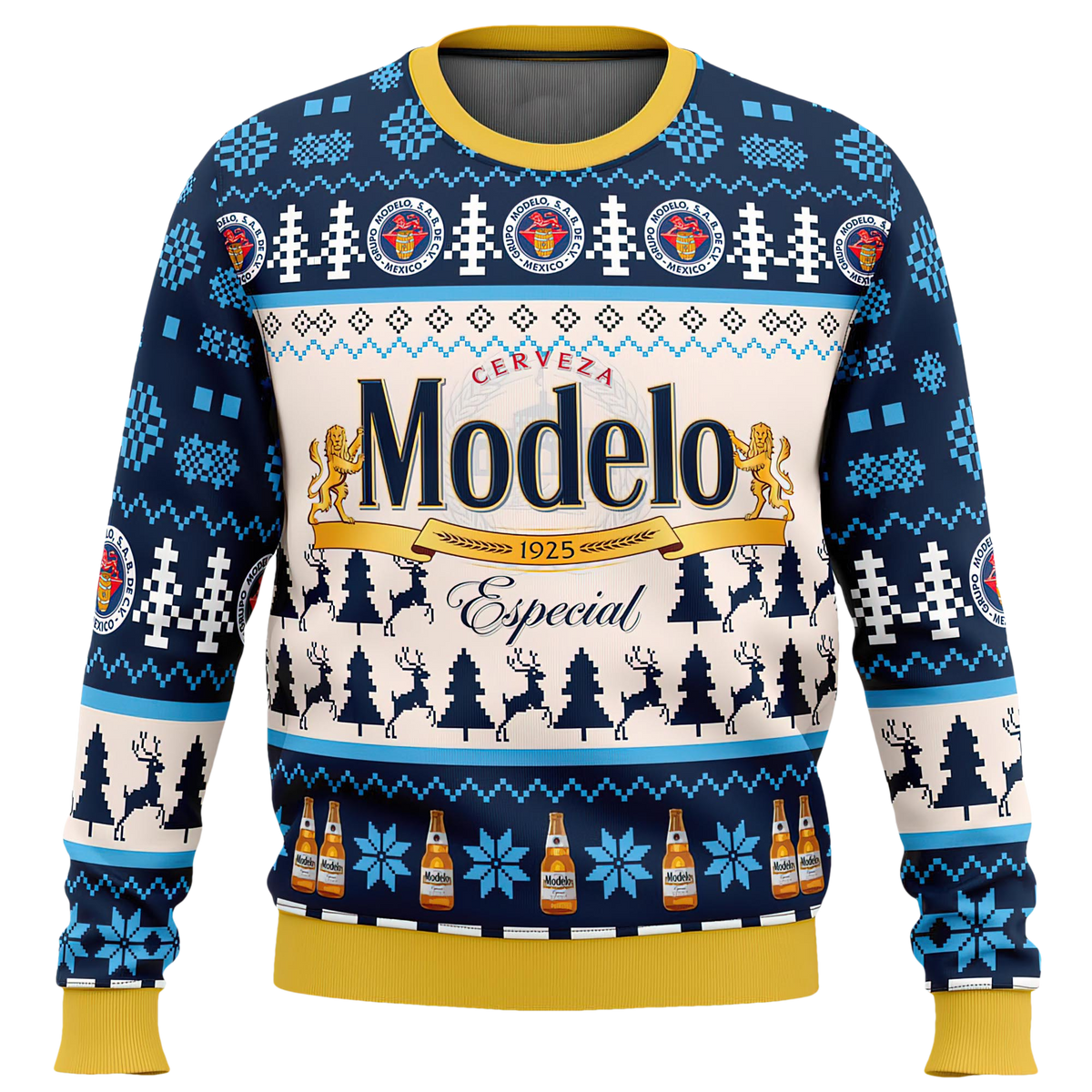 Modelo Especial Beer Ugly Christmas Sweater - Moonbestprint