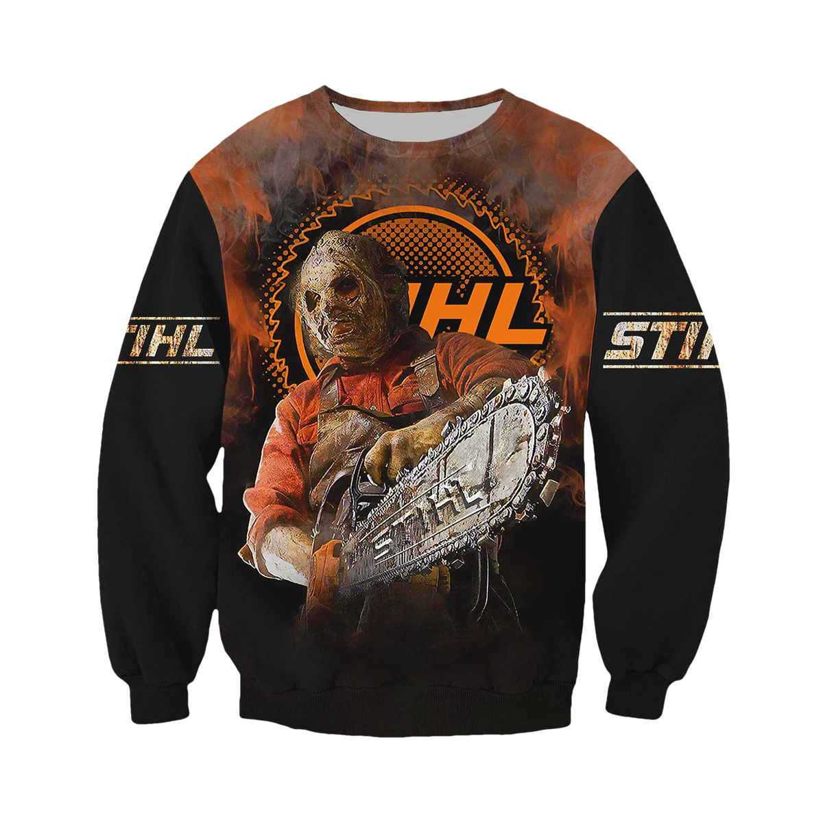 Stihl Horror Leatherface Chainsaw Halloween Christmas Sweater - Moonbestprint