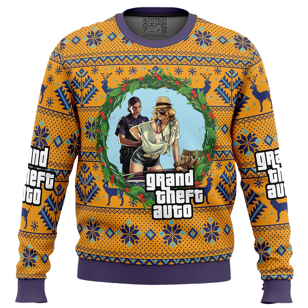 Grand Theft Auto Ugly Christmas Sweater - Moonbestprint