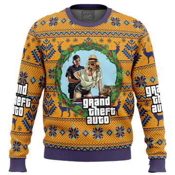 Grand Theft Auto Ugly Christmas Sweater - Moonbestprint