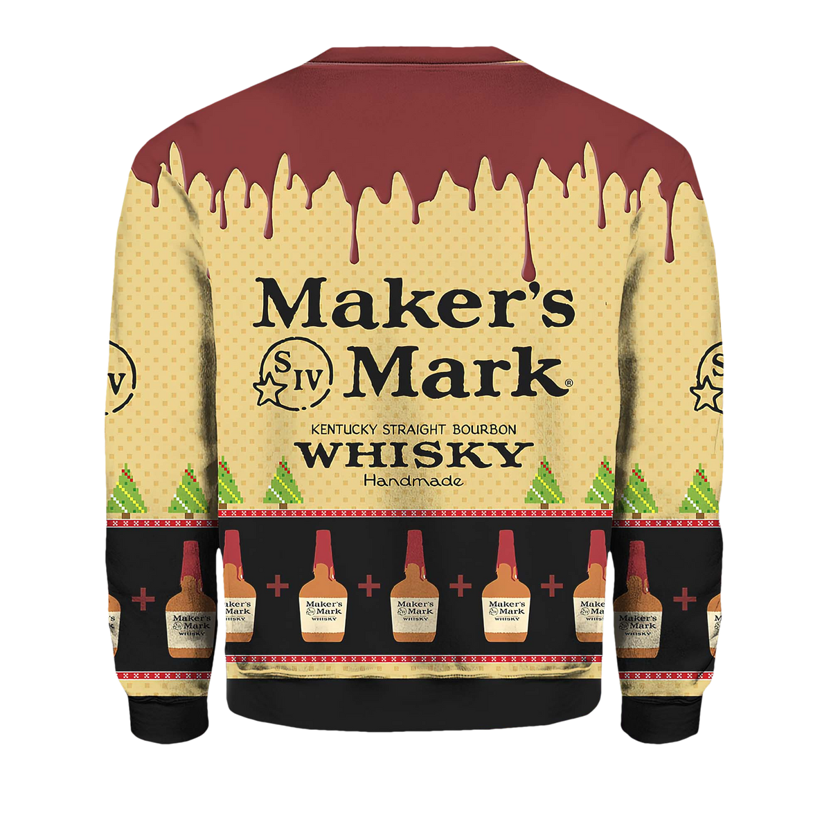 Maker'S Mark Kentucky Straight Bourbon Whisky Christmas Sweater - Moonbestprint