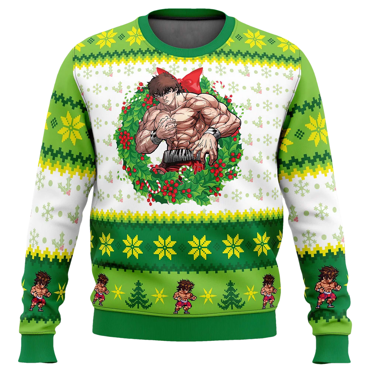 Season Baki Ugly Christmas Sweater - Moonbestprint