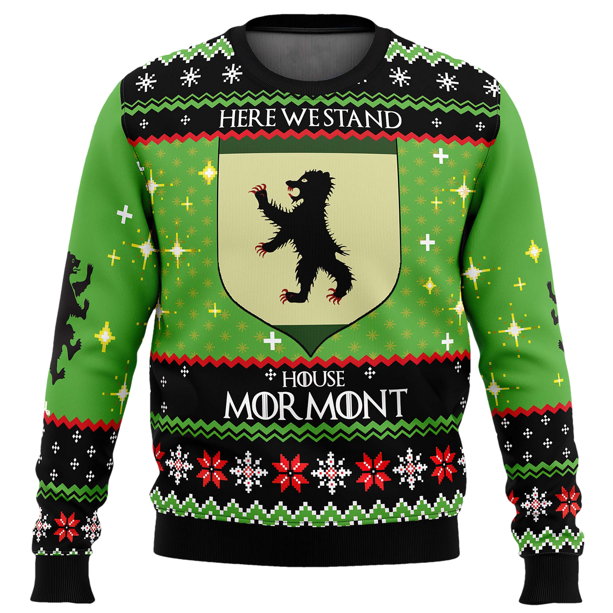 Here Westand House Mormont Ugly Christmas Sweater - Moonbestprint