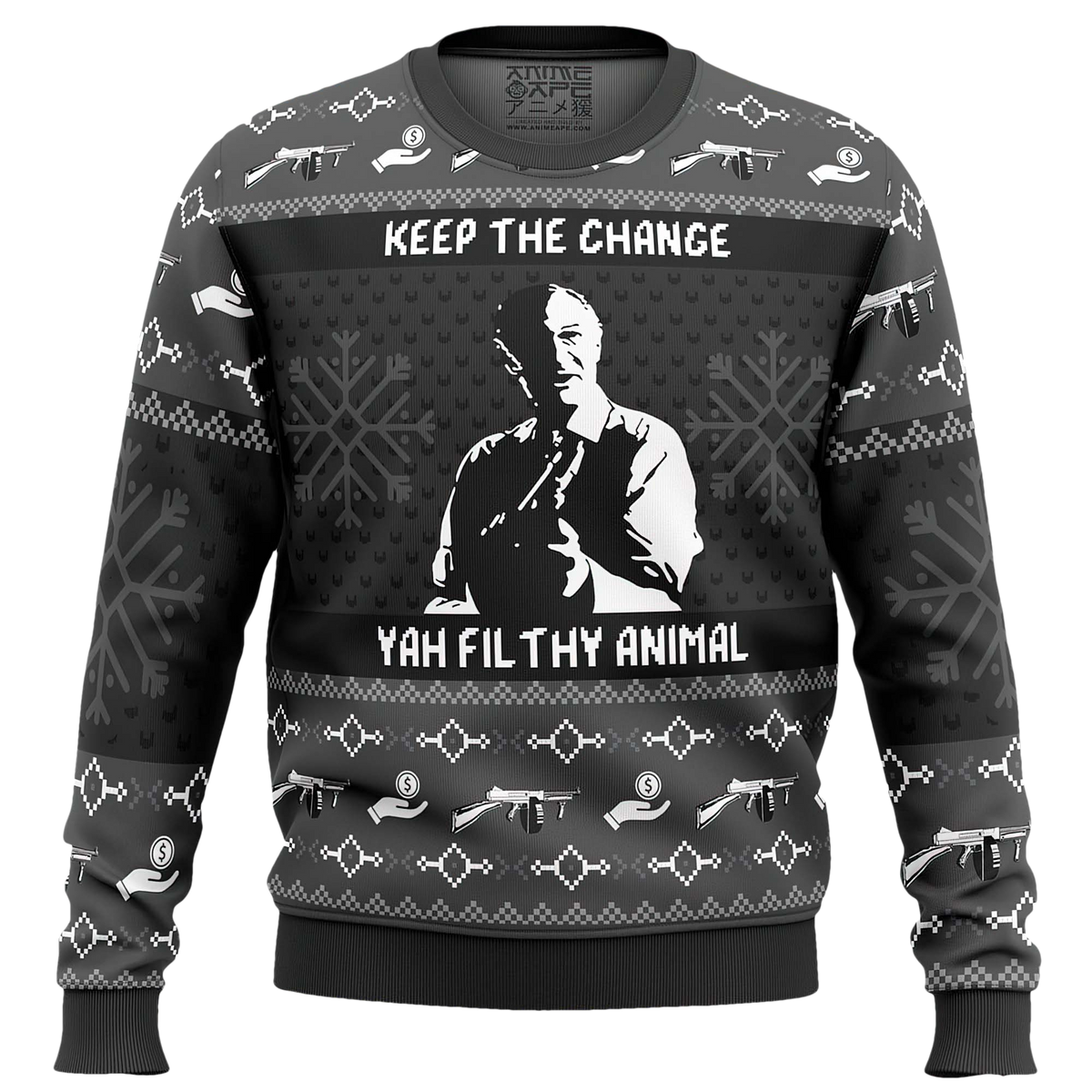 Keep The Change Ya Filthy Animal Christmas Sweater - Moonbestprint
