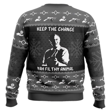 Keep The Change Ya Filthy Animal Christmas Sweater - Moonbestprint