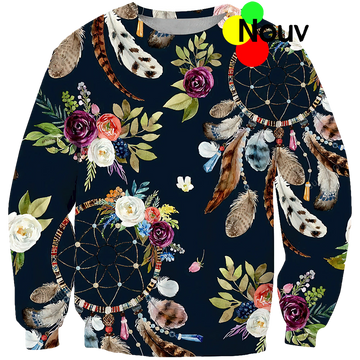 Dreamcatchers And Flowers Ugly Christmas Sweater - Moonbestprint
