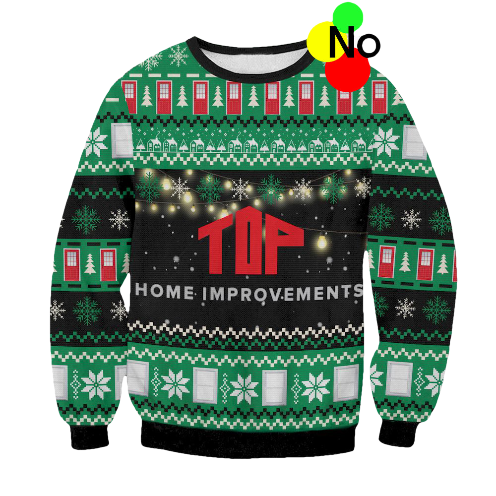 Top Home Improvements Ugly Christmas Sweater - Moonbestprint