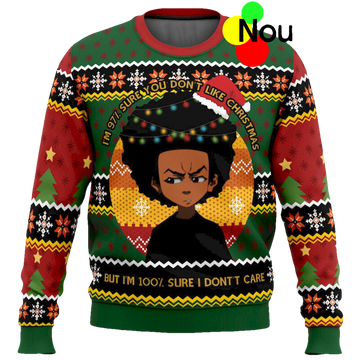 Huey Freeman The Boondocks Ugly Christmas Sweater - Moonbestprint