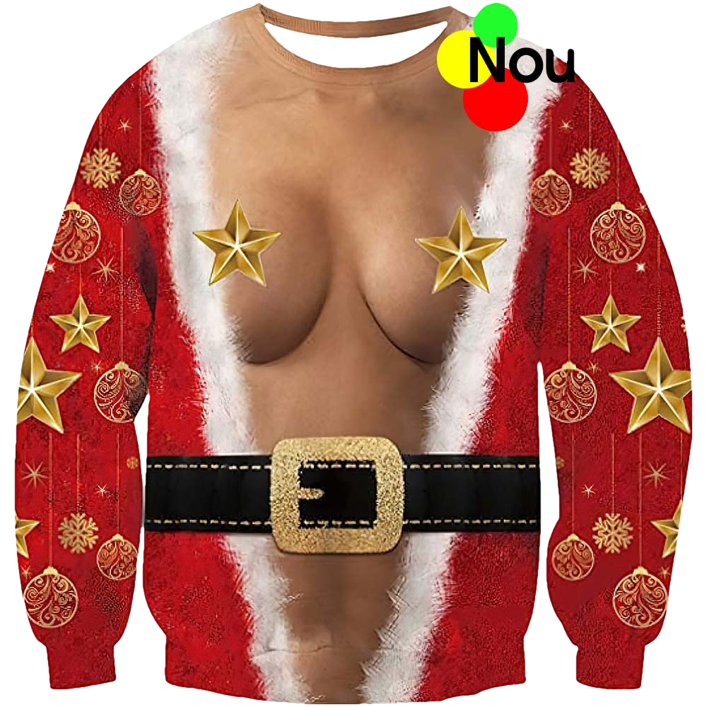 Big Star On Santa B*Obs Ugly Christmas Sweater - Moonbestprint