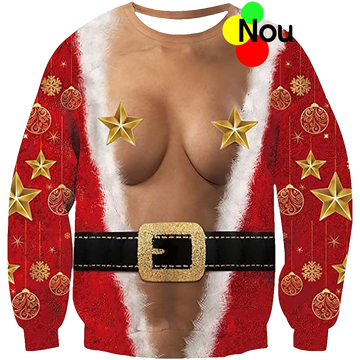 Big Star On Santa B*Obs Ugly Christmas Sweater - Moonbestprint