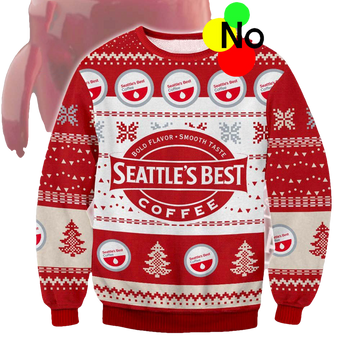 Seatle’S Best Coffee Ugly Christmas Sweater - Moonbestprint