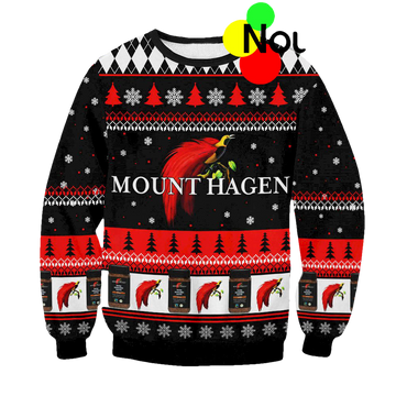 Mount Hagen Coffee Ugly Christmas Sweater - Moonbestprint