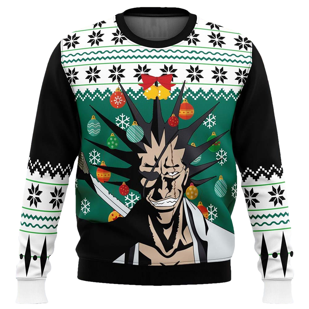 Kenpachi Zaraki Bleach Ugly Christmas Sweater - Moonbestprint