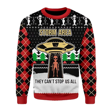 Storm Area They Can'T Stop Us All Christmas Sweater - Moonbestprint