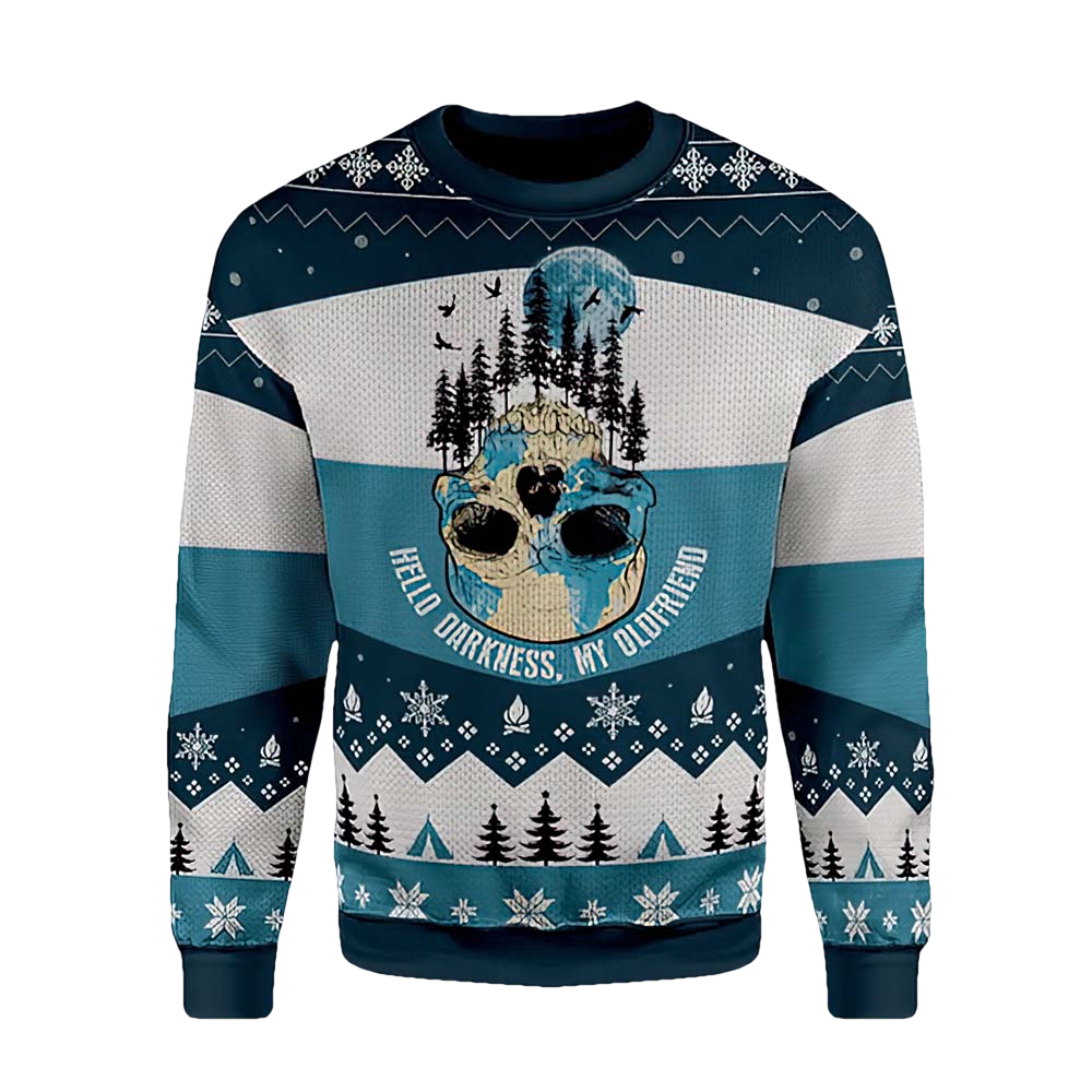 Hello Darkness My Old Friend Christmas Sweater - Moonbestprint