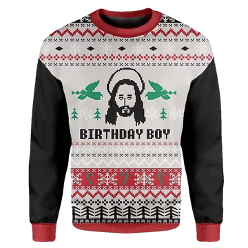 Jesus Birthday Boy Christmas Sweater - Moonbestprint
