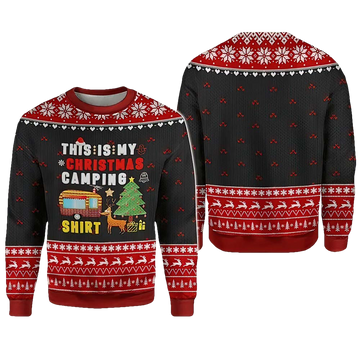 This Is My Christmas Camping Shirt Sweater - Moonbestprint