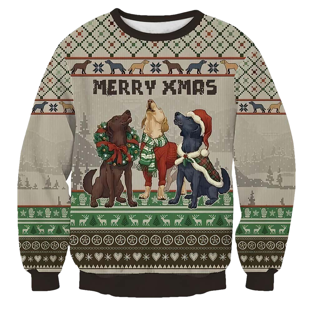 Labrador Merry Xmas Christmas Sweater - Moonbestprint