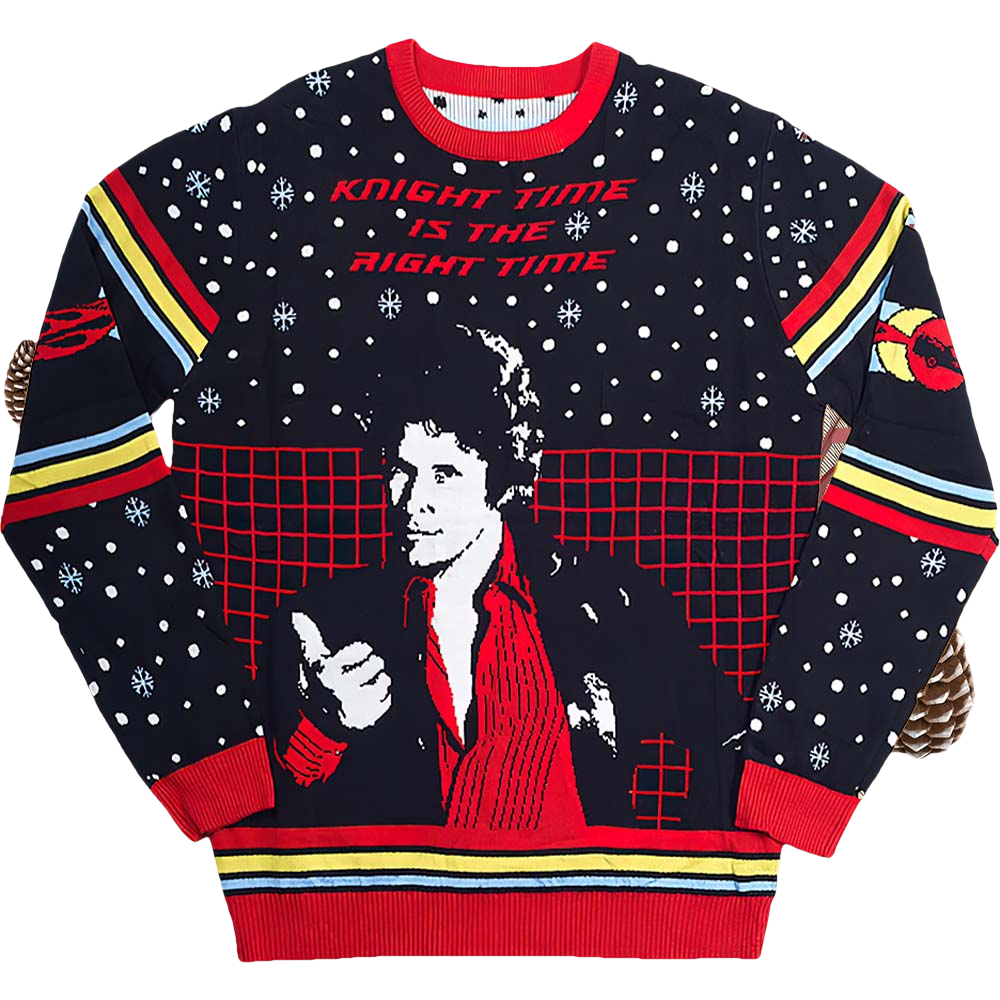 Knight Time Is The Right Time Christmas Sweater - Moonbestprint