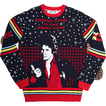 Knight Time Is The Right Time Christmas Sweater - Moonbestprint