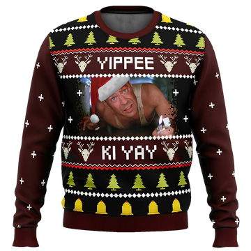 Yippee Ki Yay Ugly Christmas Sweater - Moonbestprint