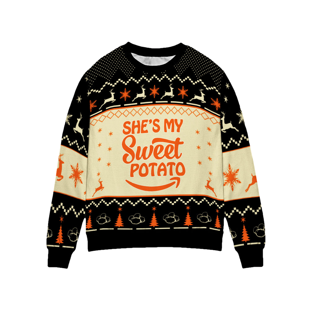 She'S My Sweet Potato Christmas Sweater - Moonbestprint