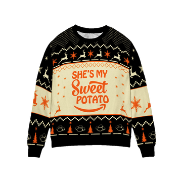 She'S My Sweet Potato Christmas Sweater - Moonbestprint