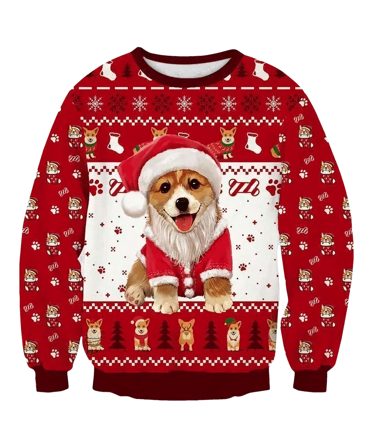 Corgi Ugly Christmas Sweater - Moonbestprint