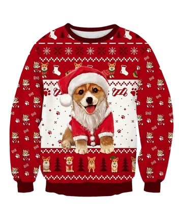 Corgi Ugly Christmas Sweater - Moonbestprint