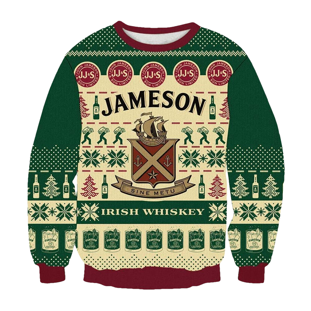 Jameson Irish Whiskey Christmas Sweater - Moonbestprint